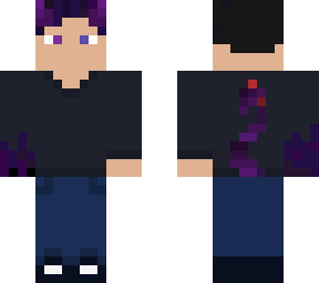 purple demon boy