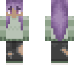 purple hair