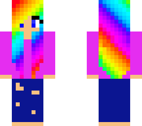 rainbow girl