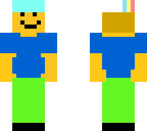 rainbow hair boy