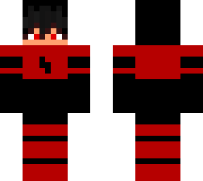 red and black skin