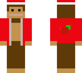 red strawberry monke