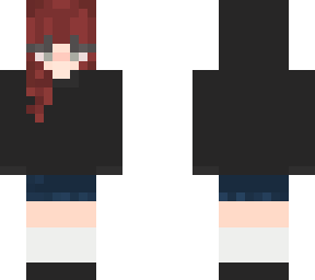 regular red hair girl skin