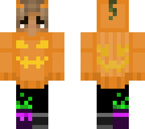 same halloween boy just with pumpkin carving on front too