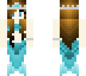 teal mermaid