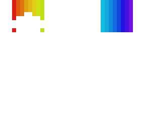 unfinished rainbow hair base