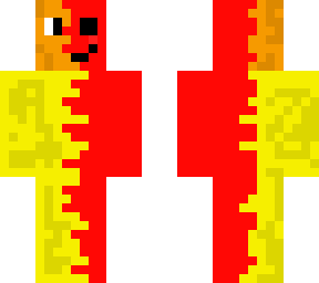 yellow and orange head + half blood