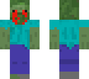 zombie con ojos con mucha sangre /  zombie with bloody eyes