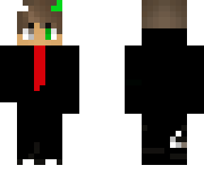 black hoddie boy / suit