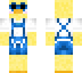 blue lederhosen duck
