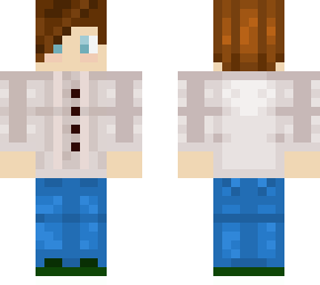 brunet boy with white button up