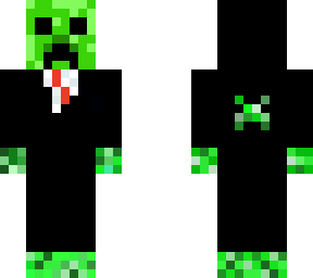 cool creeper with headphones made with efforts
