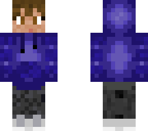 cool kid with blue hoodie