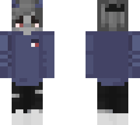 demon blue boy