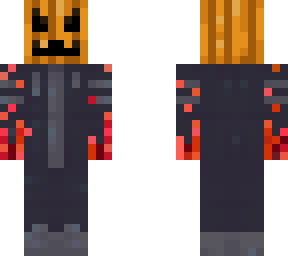 devil with pumpkin (cuz spooky season)