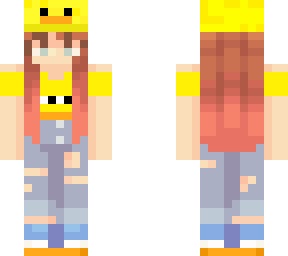duck loving girl
