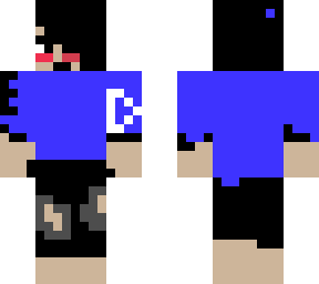 emo blu top boy