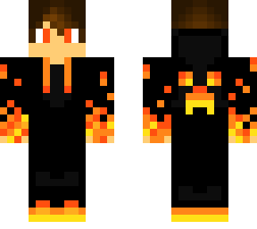 fire gamer boy creeper