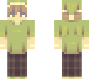 green aesthetic boy