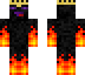 king enderman on fire (improved)