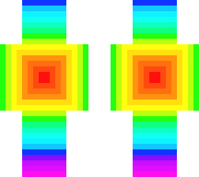 mr minecraft rainbow