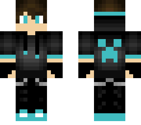 my skin blue gamer boy
