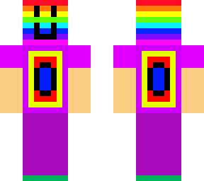 rainbow head