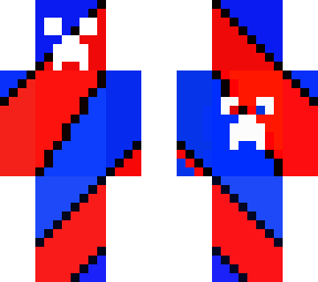 red and blue creeper