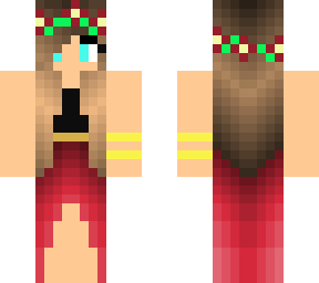 red dress
