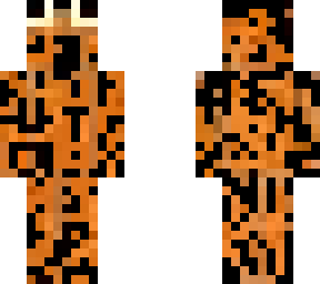 weird orange man with big eyes
