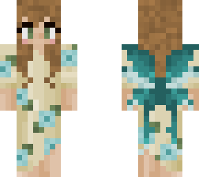 ~fairy skin~ (blue flowers, blue wings)