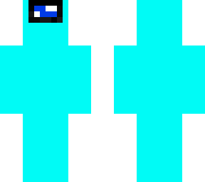 among us cyan