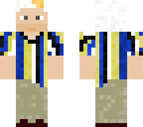 auron casual pelo blanco