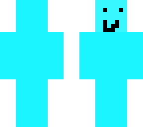 back face cyan