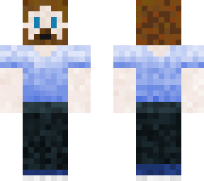 bearded blue t-shirt guy