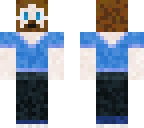 bearded blue t-shirt guy