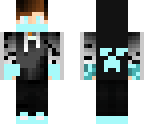 blue hoodie skin