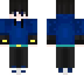 blue skin