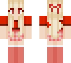 cute modern red girl