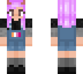 devil overall girl