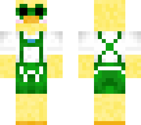 green lederhosen duck