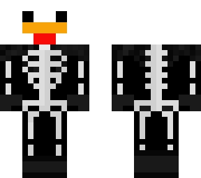 halloween chicken - x-ray suit