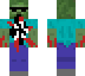 infected zombie (my second skintober skin)