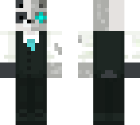 inverted but lighter evil robo panda