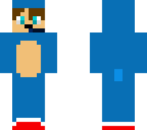 luke's world sonic the hedgehog skin