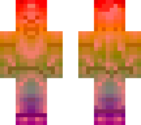 monochrome rainbow steve ( aka red rainbow )