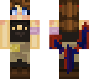 my first skin + oc!