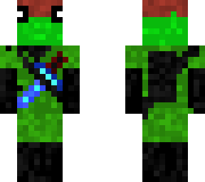 pat frog with sword