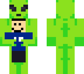 quackity in alien halloween costume