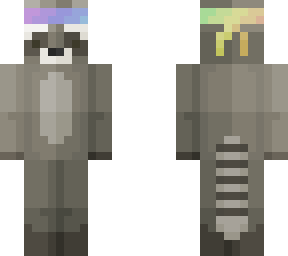 rainbow ninja headband raccoon